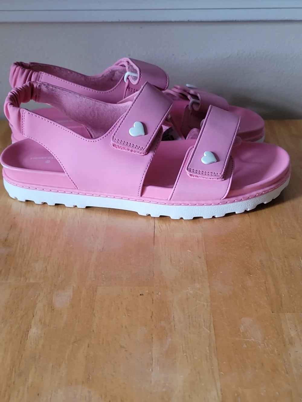Stoney Clover Lane x Target Pink Heart Sport Strap Sandals